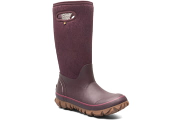 Image of Bogs Whiteout Faded Shoes - Womens, Wine, 9, 72845-609-9