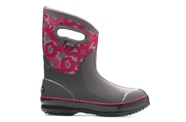 Image of Bogs Womens Classic Watercolor Mid Boot,Gray Multi,Size 6 71788-062-6