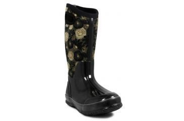 Image of Bogs Womens Classic Watercolor Tall Boot,Black Multi,Size 6 71787-009-6