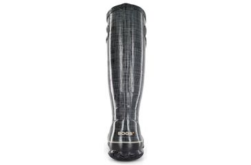 Image of Bogs Womens Linen Rain Boot,Black,Size 12 71434-001-12