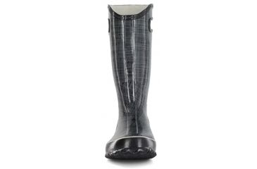 Image of Bogs Womens Linen Rain Boot,Black,Size 12 71434-001-12