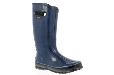 Image of Bogs Womens Linen Rain Boot,Indigo,Size 6 71434-401-6