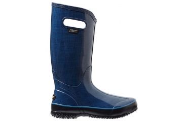 Image of Bogs Womens Linen Rain Boot,Indigo,Size 6 71434-401-6