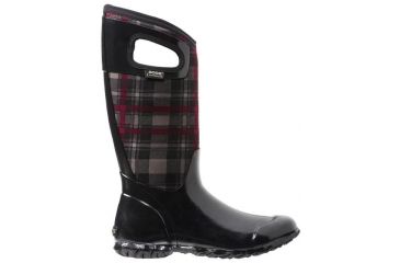 Image of Bogs Womens North Hampton Plaid Boot,Black Multi,Size 6 71779-009-6