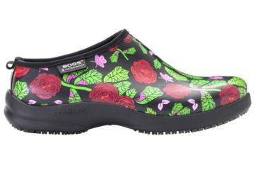 Image of Bogs Womens Oliver Rose Boot,Black Multi,Size 5 71792-009-5