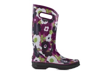 Image of Bogs Womens Rain Spring Flowers Boots, Purple Multi, 12 71897-540-12
