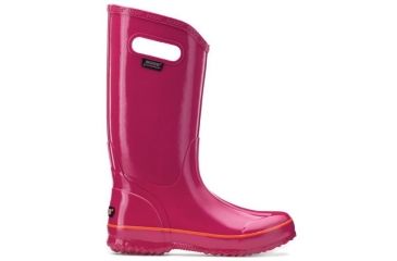 Image of Bogs Womens Solid Rain Boot,Berry,Size 6 71287-652-6