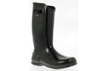 Image of Bogs Womens Solid Rain Boot,Black,Size 9 71287-001-9