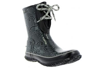 Image of Bogs Womens Urban Farmer 2 Eye Batik Boot,Black,Size 6 71710-001-6