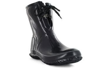 Image of Bogs Womens Urban Farmer 2 Eye Solid Boot,Black,Size 12 71495-001-12