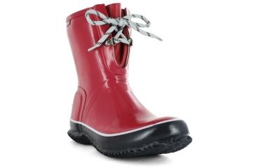 Image of Bogs Womens Urban Farmer 2 Eye Solid Boot,Red,Size 9 71495-600-9