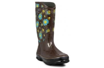 Image of Bogs Womens Watercolor Rain Boot,Brown Multi,Size 9 71783-249-9