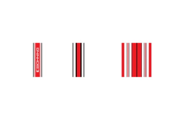 Image of Bohning Arrow Wraps, 7in, 13 Pack, Crested Red, 501041CRD