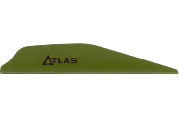 Image of Bohning Atlas Vanes, Olive Drab, 100 pk, 1006514