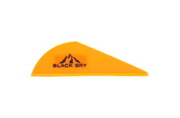 Image of Bohning Black Sky Vane 1501343, Neon Orange, 10902NO2
