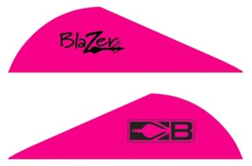 Image of Bohning Blazer Vanes 2'' Solid Hot Pink 100pk