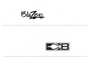 Image of Bohning Blazer Vanes 2'' Solid White 100pk
