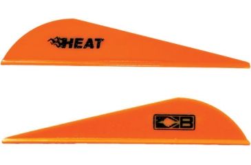 Image of Bohning Heat Vanes, Neon Orange, Pack of 36, 101036NO