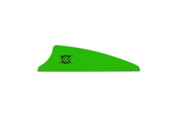 Image of Bohning Shield Cut X Vanes, Neon Green 1.75 in. 100 pk. 10772NG175