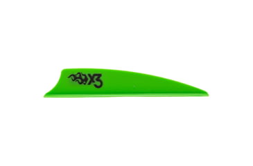 Image of Bohning X3 Vanes 1402954, Neon Green, 101052NG225