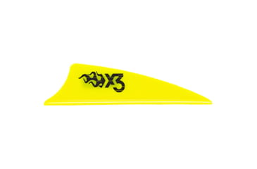 Image of Bohning X3 Vanes, Neon Yellow, 101052NY175