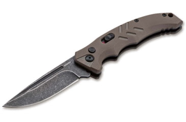 Image of Boker 01BO483 Intention II Folding Drop Point Plain D2 Steel Blade Brown G10 Ha