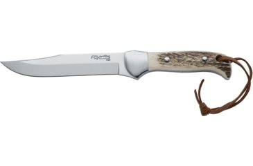 Image of Boker 614Ce Fox Vintage Ltd Stag Fixed Blade Knife, 3.7in, N690, G10, Black, 614CE