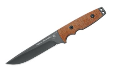 Image of Boker Amk-279 Hill Afghanistan Memorial Fixed Blade Knife, 5.9in, N690, Micarta, Brown, AMK-279