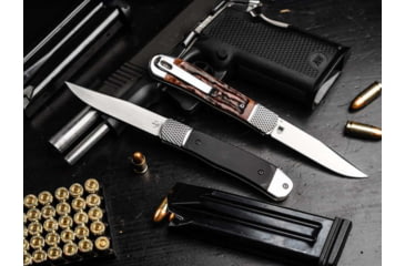 Image of Boker Hidden Release Trapper Appaloosa Bone