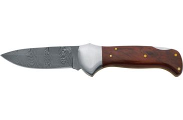 Image of Boker Fox Damascus M/Co Legno Fixed Blade Knife, 3.74in, HRC 56-58, 578D