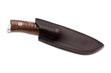 Image of Boker Fx-131Dw Fox Pro Hunter Wd Fixed Blade Knife, 4.4in, N690, Santos Wood, Uncoated, Brown, FX-131DW