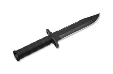 Image of Boker John Jay Survival Knife, 8.07in, Black 7Cr17MoV Blade, Black FRN Handle, Boxed, 02SC004