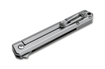 Image of Boker Kwaiken Flipper Framelock Folding Knife, 3.5in, D2, Uncoated, Silver, 01BO269
