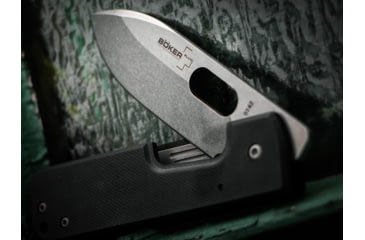 Image of Boker Lancer Black Stonwash Folding Knife, 01BO068