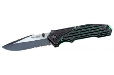 Image of Boker Magnum Space Star Spring Assisted Opening Folding Knife,3.5in Stainless Steel Blade,Black G10 Handle 01RY223