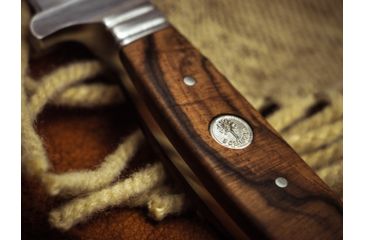 Image of Boker Nicker 11 Jager Gold Fixed Blade Knife 4.3in, 4116, Walnut Wood, Brown, 121534