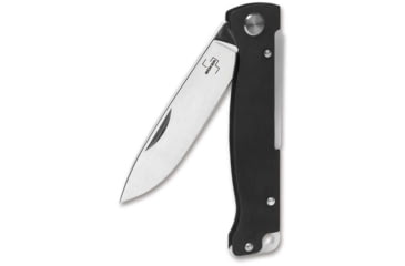 Image of Boker Plus Atlas Folding Knife, 2.64in, 12C27, Drop Point Blade, Stainless Steel, Black Handle, 01BO851