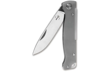 Image of Boker Plus Atlas Folding Knife, 2.64in, 12C27, Stainless Steel Silver Handle, 01BO850