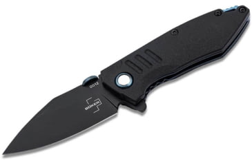Image of Boker Plus Bend A/O Folding Knife, 3.5in Closed, 2.63in Black D2 tool Steel Blade, Black GFN Handle, 01BO799