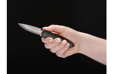 Image of Boker Plus Damascus Gent I Folding Knife 3.23in, Damascus, Drop Point Blade, Ebony Black Handle, 01BO101DAM