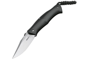 Image of Boker Plus Kerberos Lockback Folding Knife, 3.5 satin finish D2 tool steel blade, Black G10 handle, 01BO266