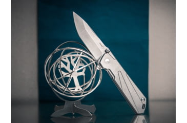 Image of Boker Plus Kihon Tanto Folding Knife, 3.3in, Stainless Steel, D2, Uncoated, Grey, 01BO764