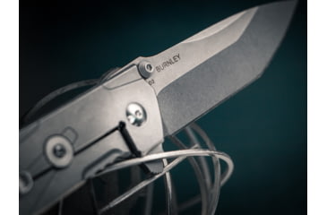 Image of Boker Plus Kihon Tanto Folding Knife, 3.3in, Stainless Steel, D2, Uncoated, Grey, 01BO764