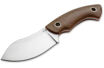 Image of Boker Plus Nessmi Pro Fixed Blade Knife, 2.64in, D2, Micarta Brown Handle, 02BO018