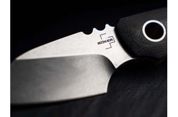 Image of Boker Plus PryMini Pro Fixed Blade Knife, 2.36in, D2, G10 Black Handle, 02BO017