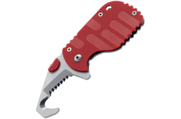 Image of Boker Plus Rescom Framelock Red Folding Knife, Satin finish AUS-8 stainless blade, Red nylon handle, 01BO584