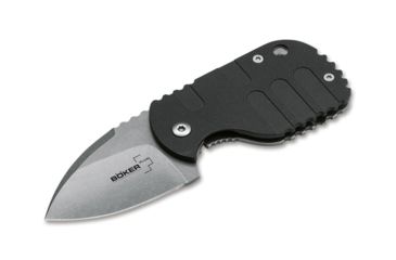 Image of Boker Plus Subcom Friction Folding Knife, 2.2in, AUS-8, G10, Uncoated, Black, 01BO610