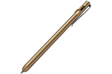 Image of Boker Plus Tactical Rocket Pen Brass, 4.5 overall, To refill, loosen the T8 Torx screw at the end of , 09BO062