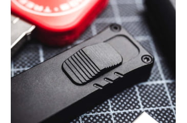 Image of Boker Plus USB OTF Automatic Folding Knife, 1.77in, D2, Aluminum Black Handle, 06EX270