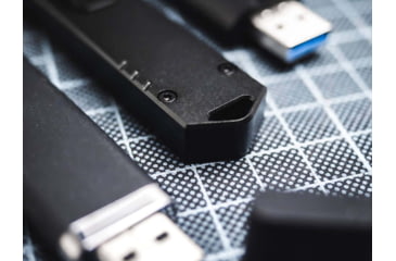 Image of Boker Plus USB OTF Automatic Folding Knife, 1.77in, D2, Aluminum Black Handle, 06EX270